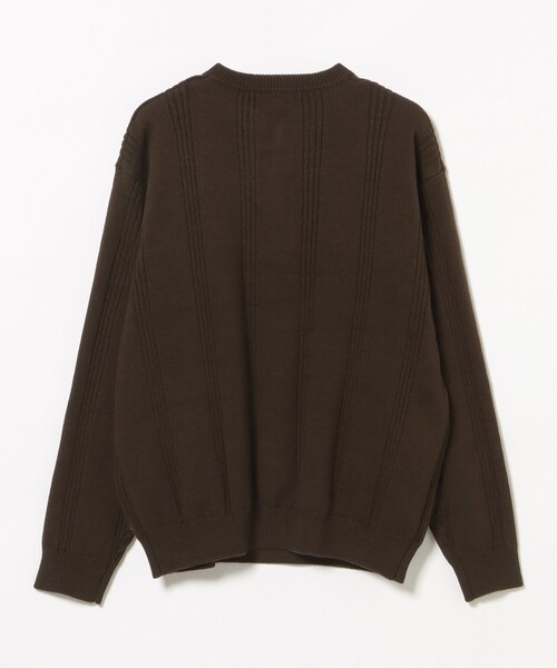 BEAMS HEART（ビームスハート）の「針抜き ヘンリーネック ニット（ニット/セーター・メンズ・ブラウン/ブラック・SMALL/MEDIUM/LARGE）」の20枚目の写真