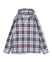 BEAMS | チェック フーディシャツ(Tシャツ/カットソー)
