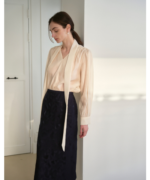 GIEMAR（ジエマル）の「パターンスカートネイビー（スカート・レディース・その他・SMALL/MEDIUM/LARGE）」の4枚目の写真
