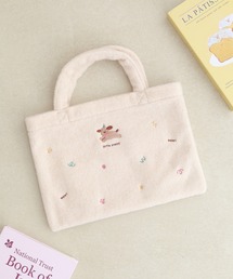 FUNALIVE（ファンアライブ）の「migoka ミゴカ ミニレッスントートバッグ もこもこ アニマル刺繍（トートバッグ）」