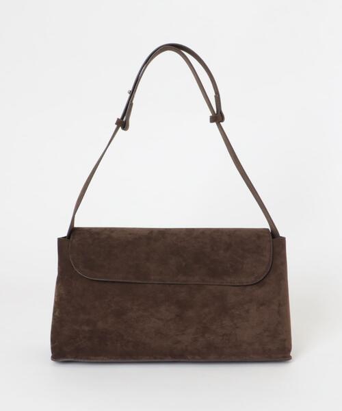 KBF(ケイビーエフ)の「サイドアシンメトリーショルダーBAG(ショルダーバッグ・レディース・ダークブラウン/キャメル・ONE)」の8枚目の写真