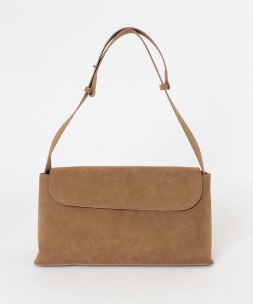 KBF(ケイビーエフ)の「サイドアシンメトリーショルダーBAG(ショルダーバッグ・レディース・ダークブラウン/キャメル・ONE)」の20枚目の写真