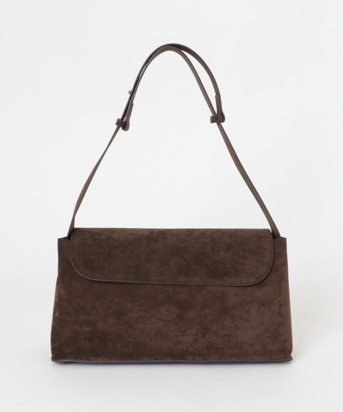 KBF(ケイビーエフ)の「サイドアシンメトリーショルダーBAG(ショルダーバッグ・レディース・ダークブラウン/キャメル・ONE)」の13枚目の写真