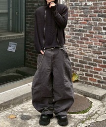 youll（ユール）の「【youll】cotton curve pants (2color) / 【ユール】コットンカーブワイドパンツ（その他パンツ）」