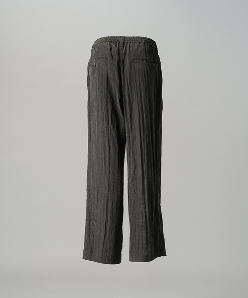 MAISON SPECIAL(メゾンスペシャル)の「《UNISEX》ドレープフィブリルプライムワイドワンタックスラックス/Drape Fibrillated Prime-Wide One-tuck Slacks【MAISON SPECIAL/メゾンスペシャル】■セットアップ対応■(スラックス・メンズ・ネイビー/ブラック/パープル/グレイッシュベージュ・0/1/2)」の12枚目の写真