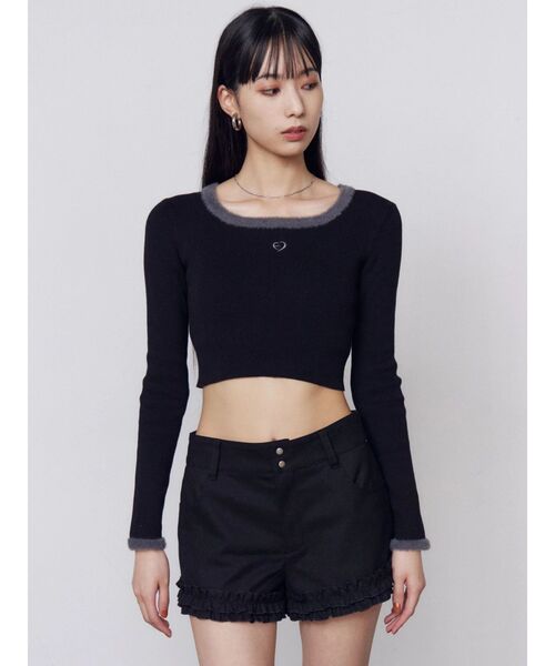 EMODA(エモダ)の「ヘムフリルショートパンツ(その他パンツ・レディース・ブラック/ブラウン/グレー・SMALL/MEDIUM)」の14枚目の写真