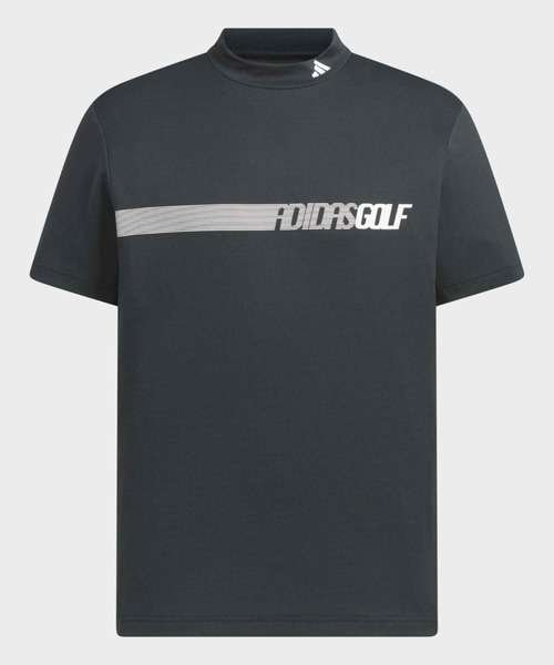 adidas（アディダス）の「モックネック 半袖ポロシャツ【adidas Golf/アディダスゴルフ】（ポロシャツ・メンズ・ブラック・SMALL/MEDIUM/LARGE/X-LARGE/XX-LARGE/3XL）」の5枚目の写真