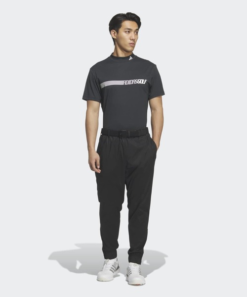 adidas（アディダス）の「モックネック 半袖ポロシャツ【adidas Golf/アディダスゴルフ】（ポロシャツ・メンズ・ブラック・SMALL/MEDIUM/LARGE/X-LARGE/XX-LARGE/3XL）」の3枚目の写真