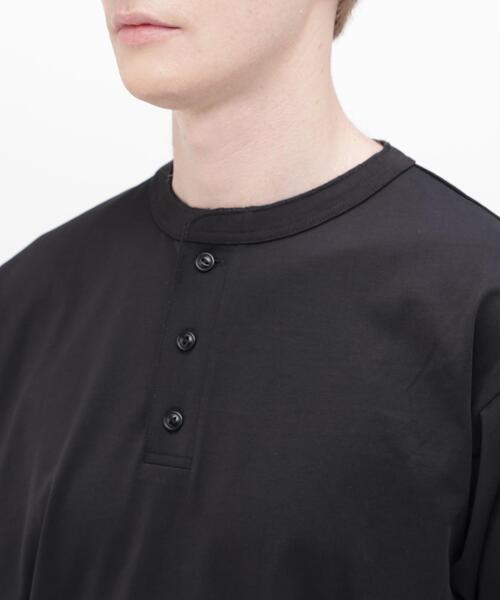 AVIREX(アヴィレックス)の「《URBAN GEAR》HEAT SHIELD HENLEY NECK T-SHIRT / アーバンギア ヒートシールド ヘンリーネック 半袖Tシャツ / AVIREX / アヴィレックス(Tシャツ/カットソー・メンズ・ホワイト/ブラック・MEDIUM/XX-LARGE/X-LARGE/LARGE)」の7枚目の写真