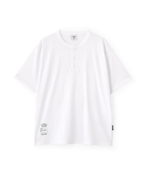 AVIREX(アヴィレックス)の「《URBAN GEAR》HEAT SHIELD HENLEY NECK T-SHIRT / アーバンギア ヒートシールド ヘンリーネック 半袖Tシャツ / AVIREX / アヴィレックス(Tシャツ/カットソー・メンズ・ホワイト/ブラック・MEDIUM/XX-LARGE/X-LARGE/LARGE)」の14枚目の写真