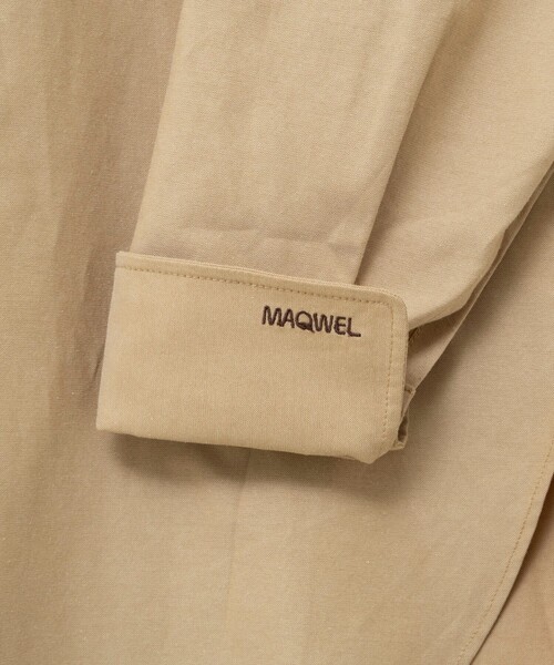 MAQWEL(マクウェル)の「【MAQWEL/マクウェル】ウォッシャブルオックスシャツ(シャツ/ブラウス・レディース・ベージュ/ライトグレー/オフホワイト・FREE)」の10枚目の写真