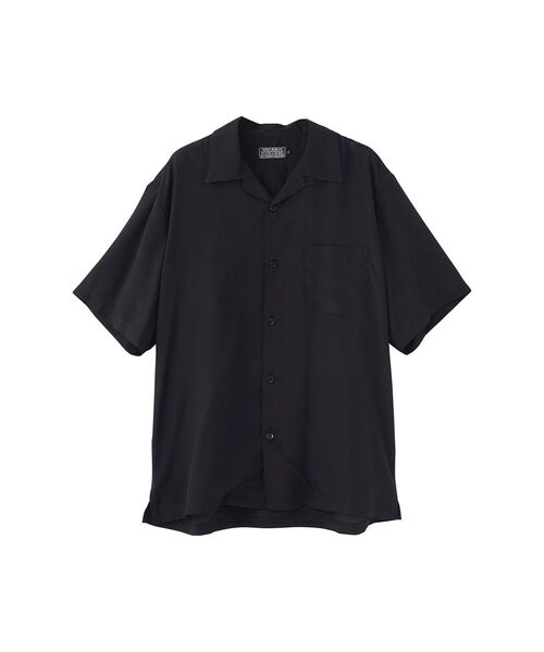 HYSTERIC GLAMOUR(ヒステリックグラマー)の「SPEEDSTER HEAVY METAL オープンカラーシャツ(シャツ/ブラウス・メンズ・ホワイト/ブラック・X-LARGE/LARGE/MEDIUM/SMALL)」の1枚目の写真