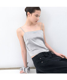 AN SATIN SET-UP SLEEVELESS TOP S (BL-4422)