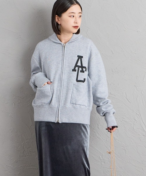 別注 AC LOGO 針織拉鍊開襟衫