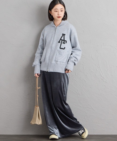 別注 AC LOGO 針織拉鍊開襟衫
