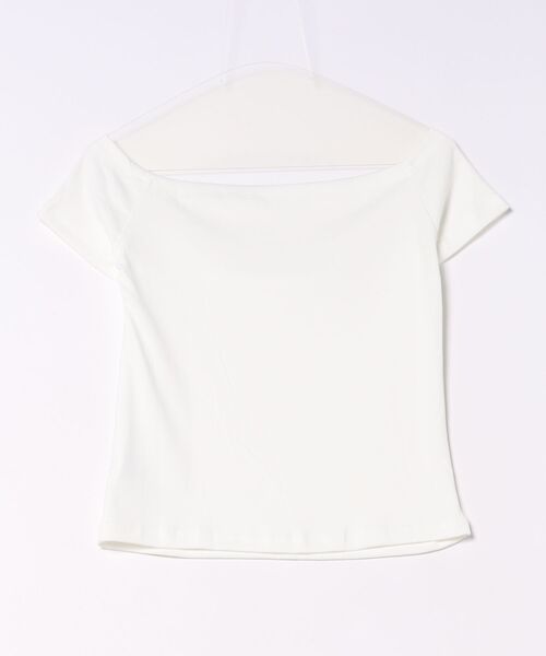 L LABEL（エルラベル）の「フロントオープンスタッズTシャツ（Tシャツ/カットソー・レディース・ブラック/ホワイト・FREE）」の8枚目の写真