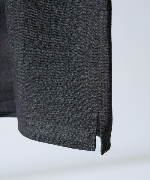 ABAHOUSE GRAY(アバハウスグレイ)の「【リネンライク】吸水速乾 オープンカラー 長袖シャツ(シャツ/ブラウス・メンズ・ホワイト/ブラック/オレンジ系その他/ライトベージュ・46/48/50)」の11枚目の写真