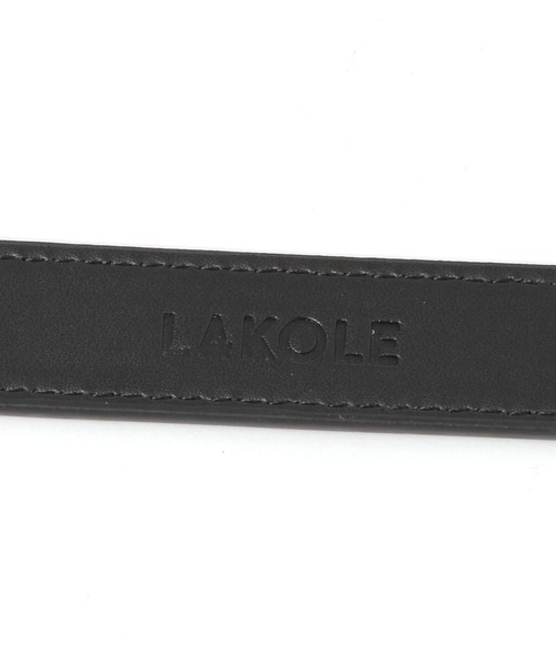 LAKOLE(ラコレ)の「ピンレススクエアベルト / 1052282(ベルト・メンズ・ブラウン/ブラック・FREE)」の5枚目の写真