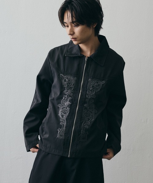 Shoowtime(ショウタイム)の「Compact Paisley Zip-Up Jacket / コンパクトペイズリージップジャケット(その他アウター・メンズ・グレー/ブラック・X-LARGE/LARGE/MEDIUM)」の10枚目の写真
