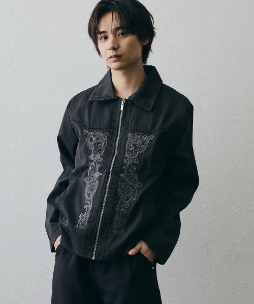 Shoowtime(ショウタイム)の「Compact Paisley Zip-Up Jacket / コンパクトペイズリージップジャケット(その他アウター・メンズ・グレー/ブラック・X-LARGE/LARGE/MEDIUM)」の12枚目の写真