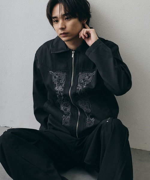 Shoowtime(ショウタイム)の「Compact Paisley Zip-Up Jacket / コンパクトペイズリージップジャケット(その他アウター・メンズ・グレー/ブラック・X-LARGE/LARGE/MEDIUM)」の13枚目の写真