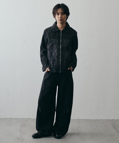 Shoowtime(ショウタイム)の「Compact Paisley Zip-Up Jacket / コンパクトペイズリージップジャケット(その他アウター・メンズ・グレー/ブラック・X-LARGE/LARGE/MEDIUM)」の6枚目の写真