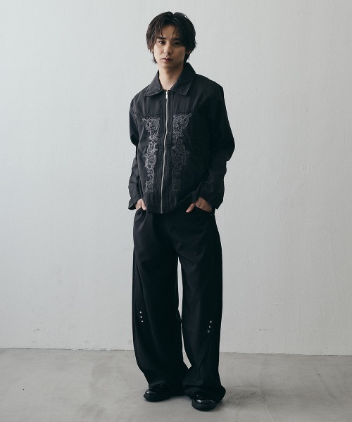 Shoowtime(ショウタイム)の「Compact Paisley Zip-Up Jacket / コンパクトペイズリージップジャケット(その他アウター・メンズ・グレー/ブラック・X-LARGE/LARGE/MEDIUM)」の7枚目の写真