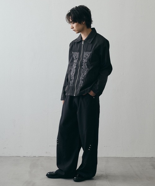 Shoowtime(ショウタイム)の「Compact Paisley Zip-Up Jacket / コンパクトペイズリージップジャケット(その他アウター・メンズ・グレー/ブラック・X-LARGE/LARGE/MEDIUM)」の8枚目の写真