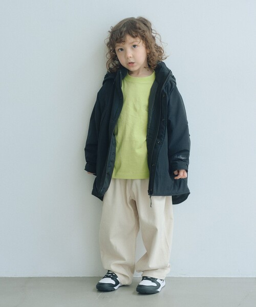 Gramicci（グラミチ）の「【別注】＜GRAMICCI＞ワイドテーパードパンツ / キッズ 100cm-130cm（チノパンツ・キッズ・ダークグレー/オフホワイト/ベージュ・130cm/110cm/120cm/100cm）」の4枚目の写真