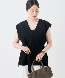 《セットアップ対応/吸湿発熱》ウォッシャブルWジャージベスト