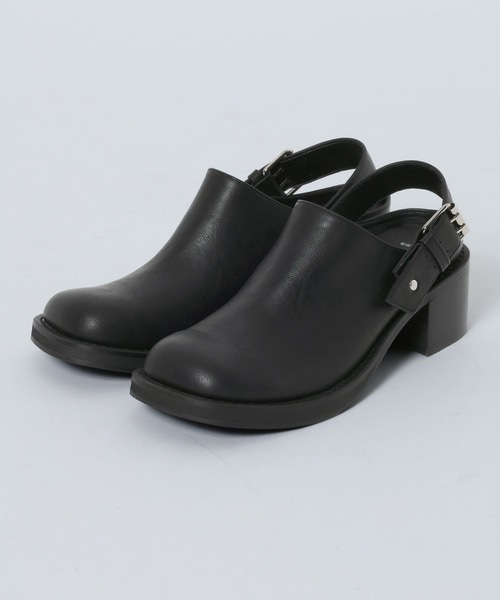JEANASIS(ジーナシス)の「2WAYバックルサボ/1066512(モカシン/デッキシューズ・レディース・ブラウン/ブラック・LARGE/MEDIUM)」の3枚目の写真