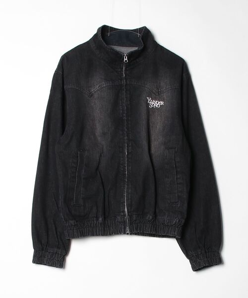 younger song(ヤンガーソング)の「Stand neck over dye denim blouson(その他アウター・メンズ・インディゴブルー/Black・MEDIUM/SMALL)」の1枚目の写真
