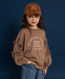 BRANSHES | 【WEB限定】チュール切替長袖Tシャツ(Tシャツ/カットソー)