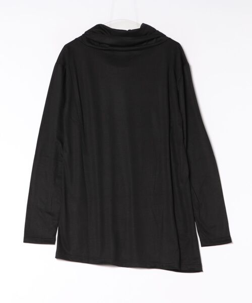 Sakka(サッカ)の「オフタートルネックロングカットソーMADE IN JAPAN(Tシャツ/カットソー・メンズ・オフホワイト/ブラック・FREE)」の3枚目の写真