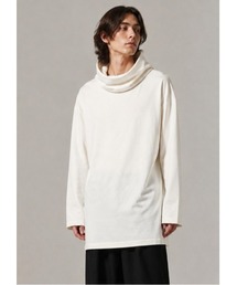 国産オフタートルネックルーズフィットロンTEE