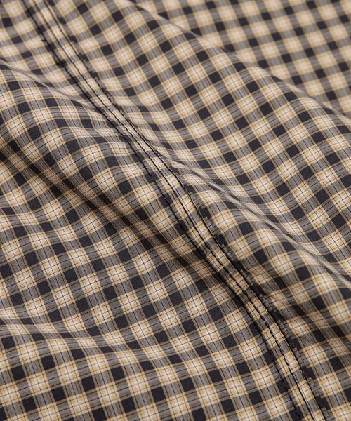 MARNI（マルニ）の「CHECKED POPLIN / フロントギャザーブラウス（シャツ/ブラウス・レディース・ブラウン系・40(L)）」の9枚目の写真