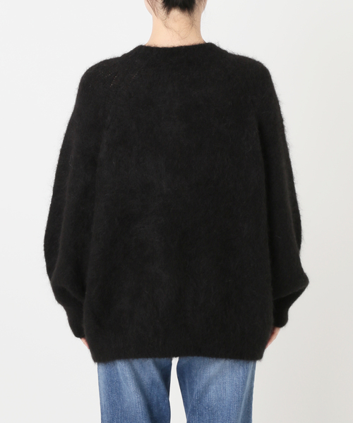Spick & Span(スピックアンドスパン)の「《40周年 / 》S.SHIORI*S アルパカ混カーディガン(カーディガン/ボレロ・レディース・ピンク系その他/ブラック・38)」の13枚目の写真