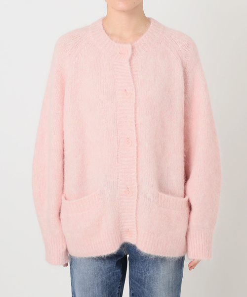 Spick & Span(スピックアンドスパン)の「《40周年 / 》S.SHIORI*S アルパカ混カーディガン(カーディガン/ボレロ・レディース・ピンク系その他/ブラック・38)」の20枚目の写真