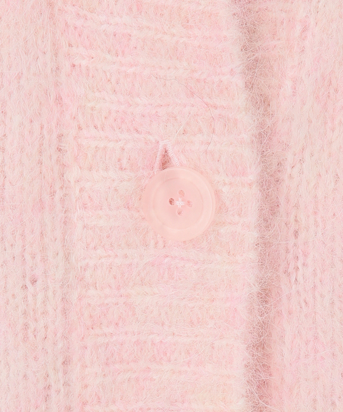 Spick & Span(スピックアンドスパン)の「《40周年 / 》S.SHIORI*S アルパカ混カーディガン(カーディガン/ボレロ・レディース・ピンク系その他/ブラック・38)」の21枚目の写真