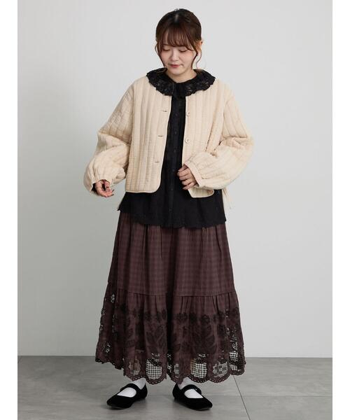 TSUHARU by Samansa Mos2(ツハルバイサマンサモスモス)の「【Embroidery Collection】オーバーレースブラウス(シャツ/ブラウス・レディース・ブラック/キナリ・F)」の15枚目の写真