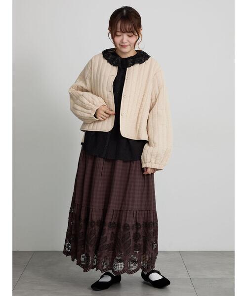TSUHARU by Samansa Mos2(ツハルバイサマンサモスモス)の「【Embroidery Collection】オーバーレースブラウス(シャツ/ブラウス・レディース・ブラック/キナリ・F)」の16枚目の写真