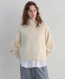 《定番》カシミヤミックスウールタートル
