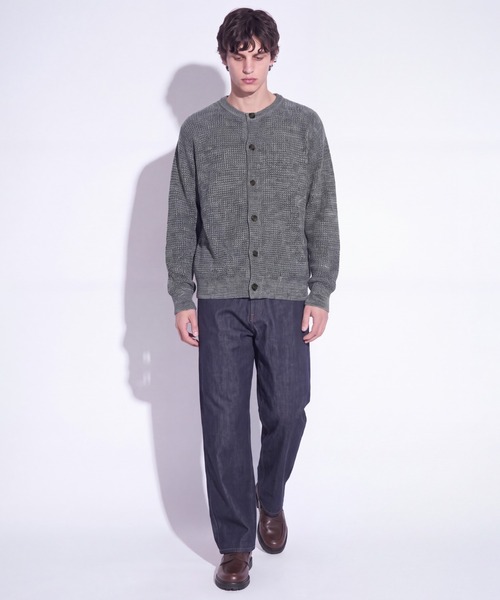 UNITED TOKYO（ユナイテッドトウキョウ）の「WOOL RAMIE CARDIGAN（カーディガン/ボレロ・メンズ・ダークグレー/ブラック/モカ・1/2）」の5枚目の写真