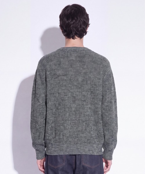 UNITED TOKYO（ユナイテッドトウキョウ）の「WOOL RAMIE CARDIGAN（カーディガン/ボレロ・メンズ・ダークグレー/ブラック/モカ・1/2）」の14枚目の写真