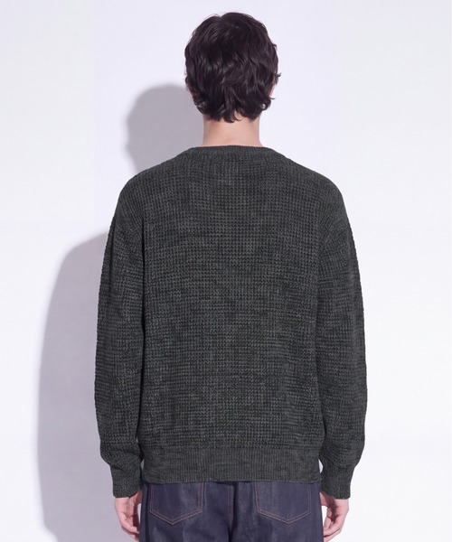 UNITED TOKYO（ユナイテッドトウキョウ）の「WOOL RAMIE CARDIGAN（カーディガン/ボレロ・メンズ・ダークグレー/ブラック/モカ・1/2）」の10枚目の写真