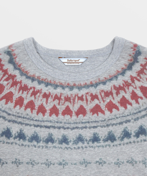 SAFARISPOT（サファリスポット）の「カントリーフェイクコイチャンロングスリーブ（グレー）（Tシャツ/カットソー・レディース・その他・1）」の3枚目の写真