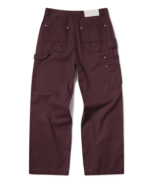 DECET(デケト)の「Painter ワイドパンツ DCPT070 パープル(その他パンツ・メンズ・その他・34/32/30/26/28)」の9枚目の写真