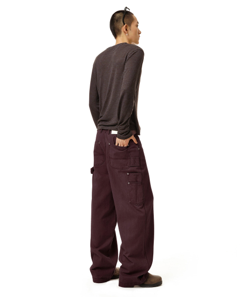 DECET(デケト)の「Painter ワイドパンツ DCPT070 パープル(その他パンツ・メンズ・その他・34/32/30/26/28)」の10枚目の写真