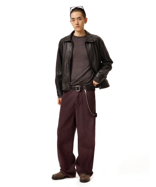 DECET(デケト)の「Painter ワイドパンツ DCPT070 パープル(その他パンツ・メンズ・その他・34/32/30/26/28)」の11枚目の写真