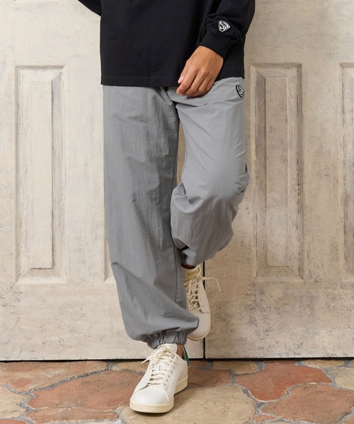 No Rain No Rainbow(ノーレインノーレインボー)の「mp15423- heartbeat print nylon pants ナイロンパンツ(NR26W-23)(その他パンツ・メンズ・ブラック/グレー/ネイビー・M/XL/L/S)」の9枚目の写真